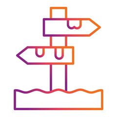Direction Sign Icon