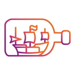 Ship In a Bottle Icon