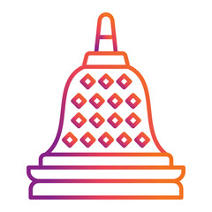 Borobudur Icon - obrazy, fototapety, plakaty