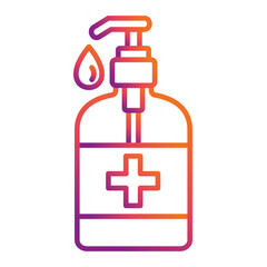 Fototapeta premium Alcohol Gel Icon