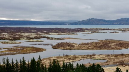 Island, Landschaften in Zentral Island