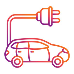 Electric Car Icon