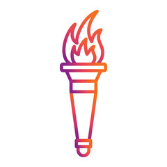 Flame Torch Icon