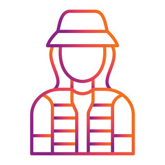 Fisherwoman Icon