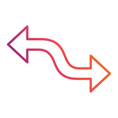 Curved Arrow Icon