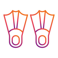 Swimming Fins Icon