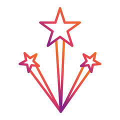 Shooting stars Icon