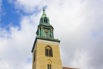 Fototapeta na wymiar St. Mary's Church in Berlin, Germany