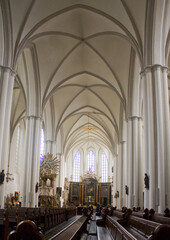 Interior of St. Mary's Church in Berlin	