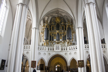 Interior of St. Mary's Church in Berlin