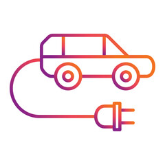 Electric Car Icon