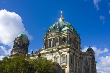 Fototapeta na wymiar Berlin Cathedral on the Museum Island in Mitte in Berlin 