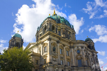 Fototapeta na wymiar Berlin Cathedral on the Museum Island in Mitte in Berlin