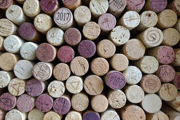 Colorful Used Wine Corks - Background