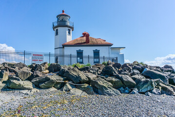 Fototapeta na wymiar Lighthouse Scenic Landmark 8