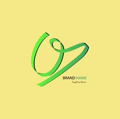 Logo vector of OS initial handwriting