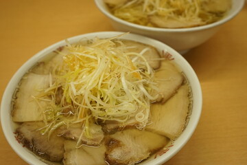 Japanese Food, Kitakata Ramen Noodles in Fukushima, Japan - 日本 福島県 喜多方ラーメン