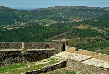 Landscape panoramic view from the marvao castle, Alentejo - Portugal