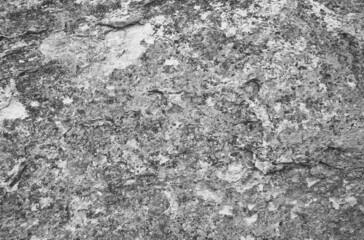 Naklejka na ściany i meble Granite Background. Photo for Wallpaper or Design. Natural Stone Texture Black and White Photo