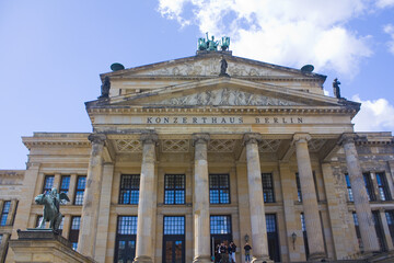 Fototapeta na wymiar Concert Hall (Konzerthaus Berlin) on Gendarmenmarkt Square in Berlin