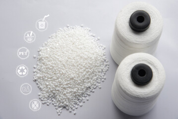 White Pet Chips Semi Dull,PET chips recycle,PET polyester chips and Raw White Polyester FDY Yarn...