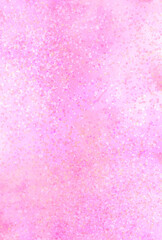 背景素材_水彩テクスチャ_キラキラ_ピンク