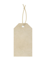 Blank paper price tag, clothing label