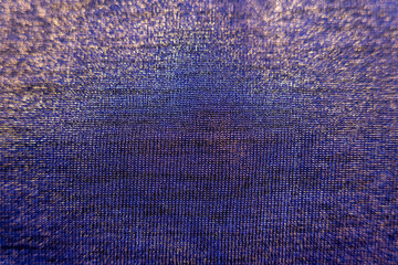 Blue, purple and gold thread fabric texture bg