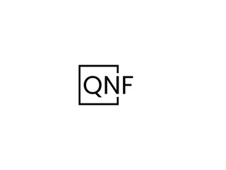 QNF letter initial logo design vector illustration