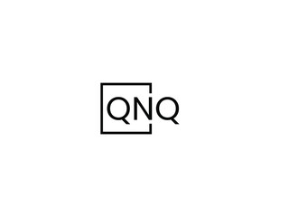 QNQ letter initial logo design vector illustration