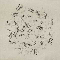 Old musical background.