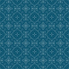 Seamless pattern in ethnic style. Floral Arabian ornament. Traditional ottoman art.  illustration.