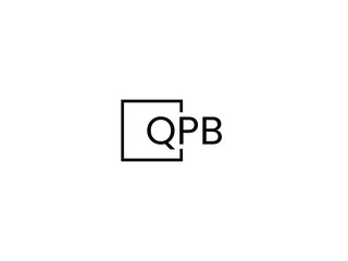 Obraz premium QPB letter initial logo design vector illustration