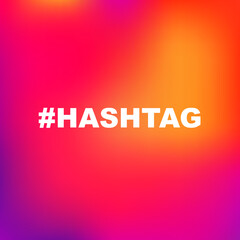 hashtag soft gradient background vector