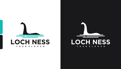 loch ness logo design inspiration. © agus