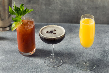 Cold Boozy Brunch Cocktails for Breakfast