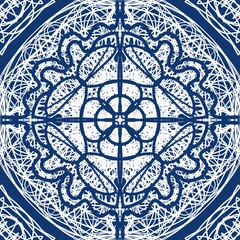 Seamless pattern in ethnic style. Floral Arabian ornament. Traditional ottoman art.  illustration.