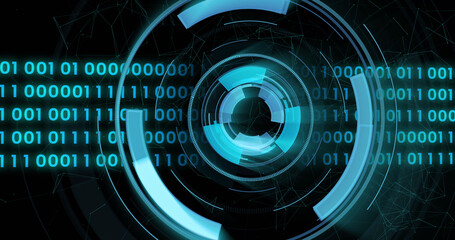 Image of scope scanning with binary coding data processing