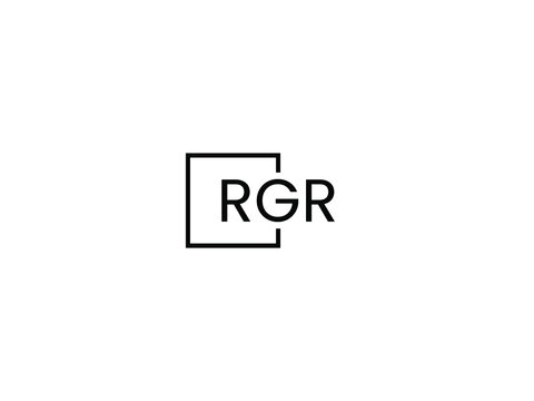 RGR Letter Initial Logo Design Vector Illustration