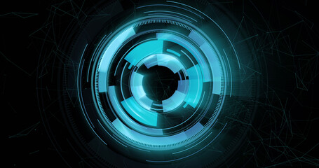 Image of scopes scanning on black background