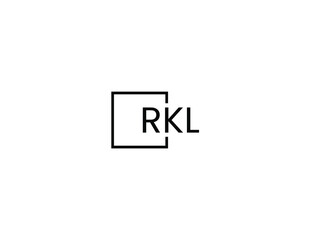 RKL Letter Initial Logo Design Vector Illustration