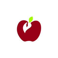 minimal fresh fruit and juice logo illustration fruit icon design 
