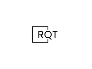 RQT letter initial logo design vector illustration