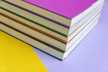 Book over background - closeup detail