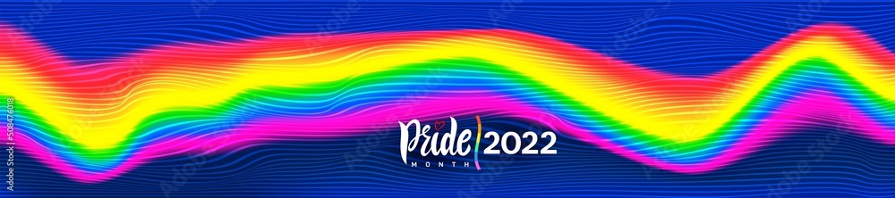 Poster pride gradient background with lgbtq pride flag colours. grunge texture with brush stroke pattern, r