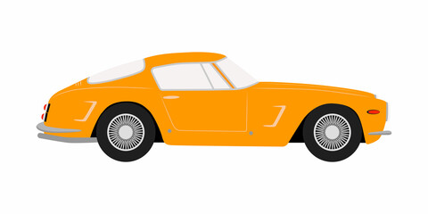 Vehicle vector illustration in flat style. Isolated on white background.