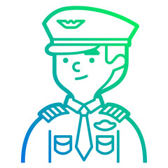pilot line icon