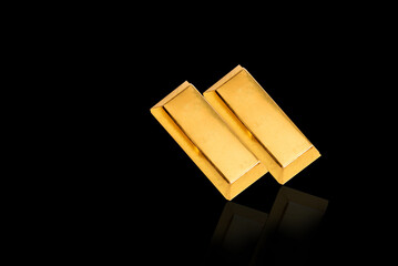 gold bar isolated on a white background gold bar on the background technology low guy