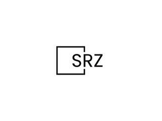 SRZ letter initial logo design vector illustration