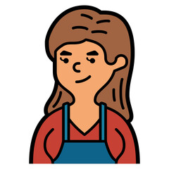 hairdressers line icon